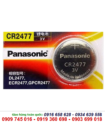 Panasonic CR2477; Pin 3v lithium Panasonic CR2477 